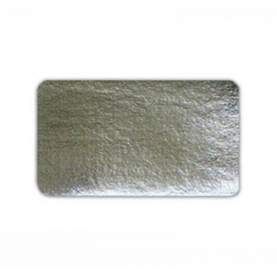 Подложка картон прямоугольная серебро арт. 64169 ()