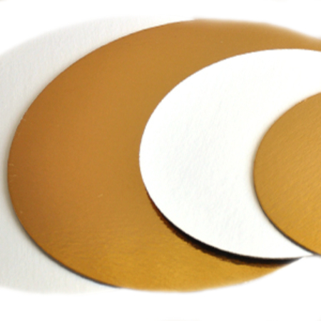 Подложка плотная золото/жемчуг круг арт. 64307 (d 360 мм)