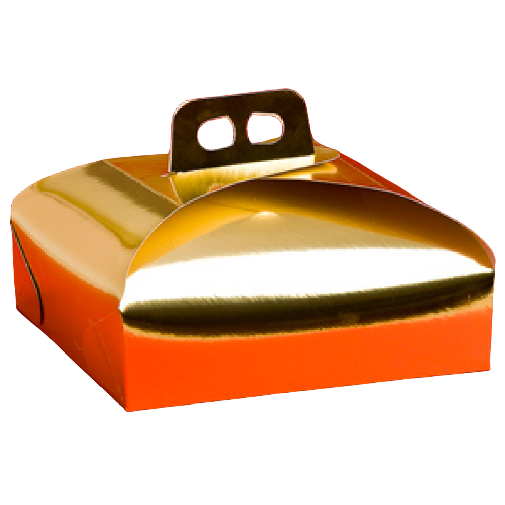 Коробка для тортов ассорти арт. 34873 (золотая, 270 мм, 270 мм)