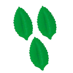 Вафельные ЛИСТИКИ зеленые арт. 26102 (маисовая мука, 45 мм)