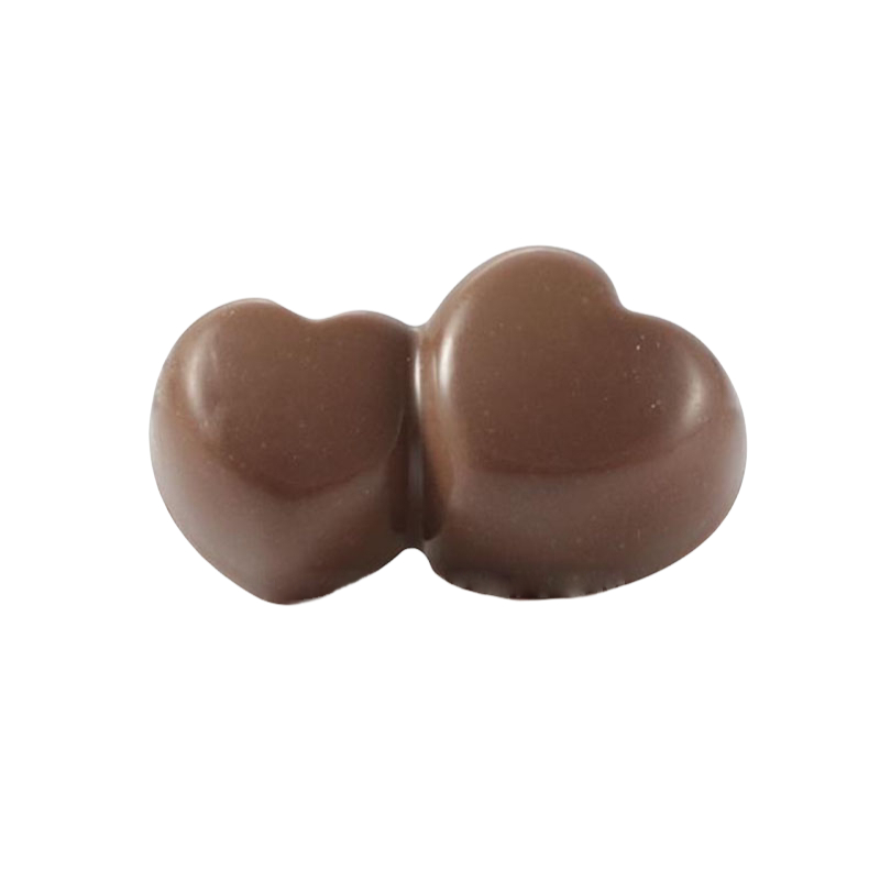 Форма для шоколадных конфет ДВОЙНОЕ СЕРДЦЕ арт. MA4012 (поликарбонат)