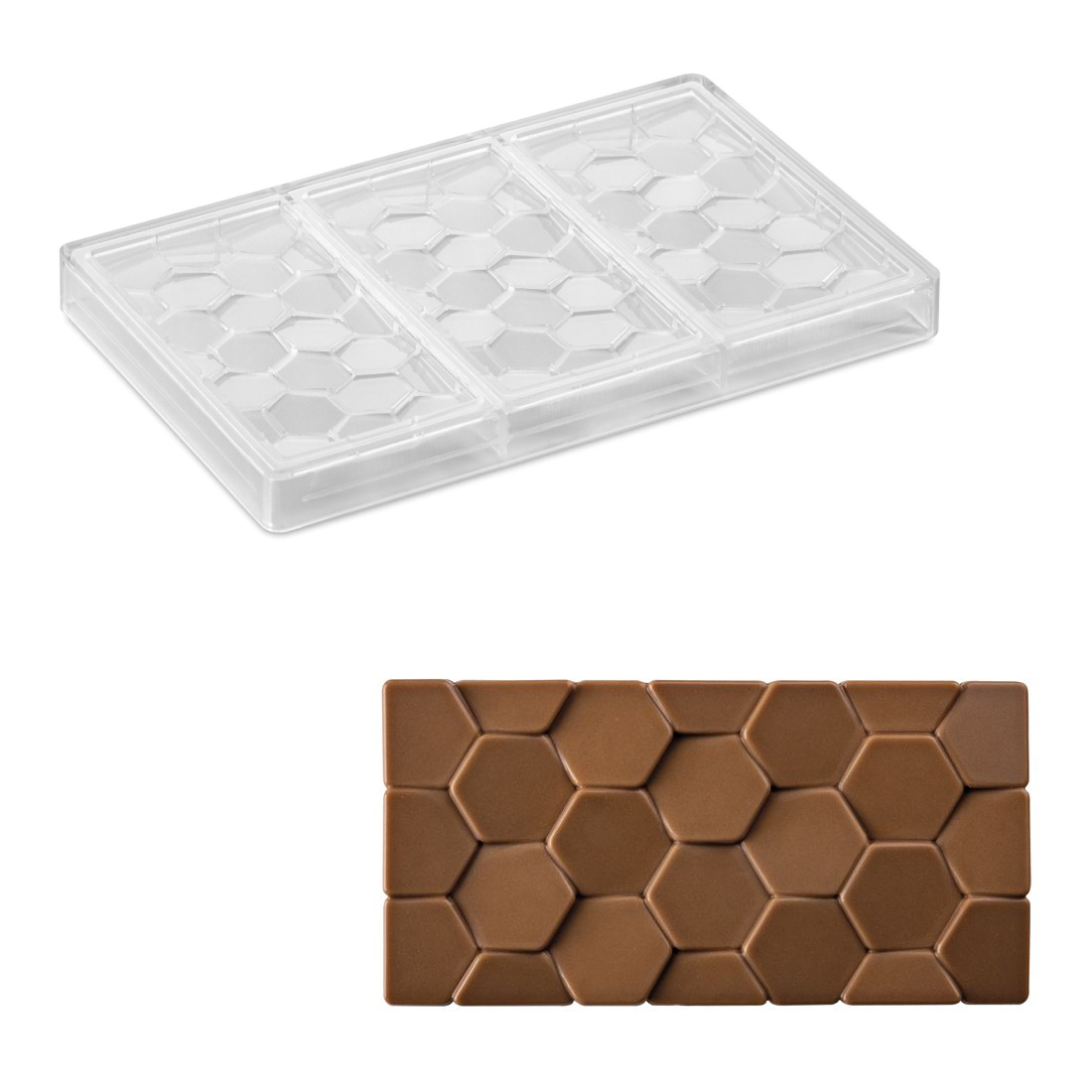 Форма для шоколадных плиток БРУСЧАТКА арт. PC5006FR ()