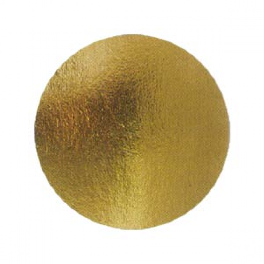 Подложка картон круглая золото арт. 64184 (d 160 мм)
