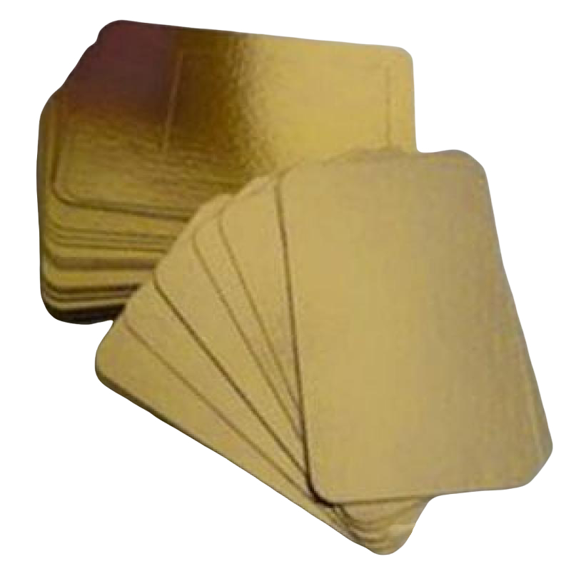 Подложка картон прямоугольная золото арт. 64173 (650 мм, 450 мм)