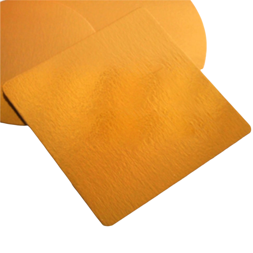 Подложка усиленная золото/жемчуг квадрат арт. 64261 (240 мм, 240 мм, 50 шт., 1.8 мм)