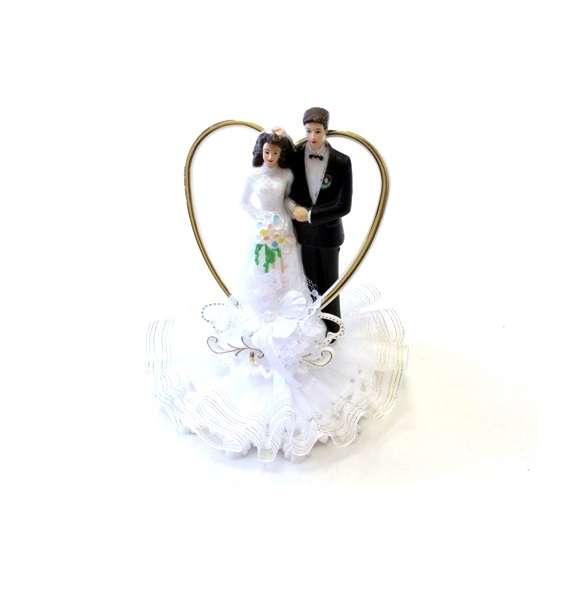 Фигурки на свадебный торт «Жених и невеста» арт. 10235 (160 мм)