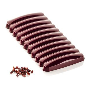 Форма для шоколадных плиток КУПОЛ-Т арт. CH019 (275 мм, 153 мм, 175 мм, 74 мм, 25 мм, h ячейки 14 мм.)