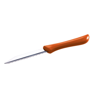Нож металлический с рифленым лезвием арт. 50COL51 (нержавеющая сталь, пластмасса, 80 мм)
