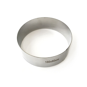 Форма для выпечки металлическое кольцо арт. 30111 (h 60 мм, d 180 мм)