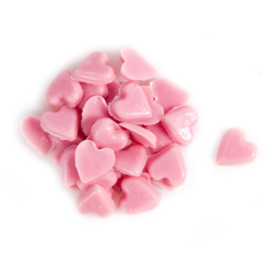 Украшение шоколадное Сердца розовые арт. D78413 ()