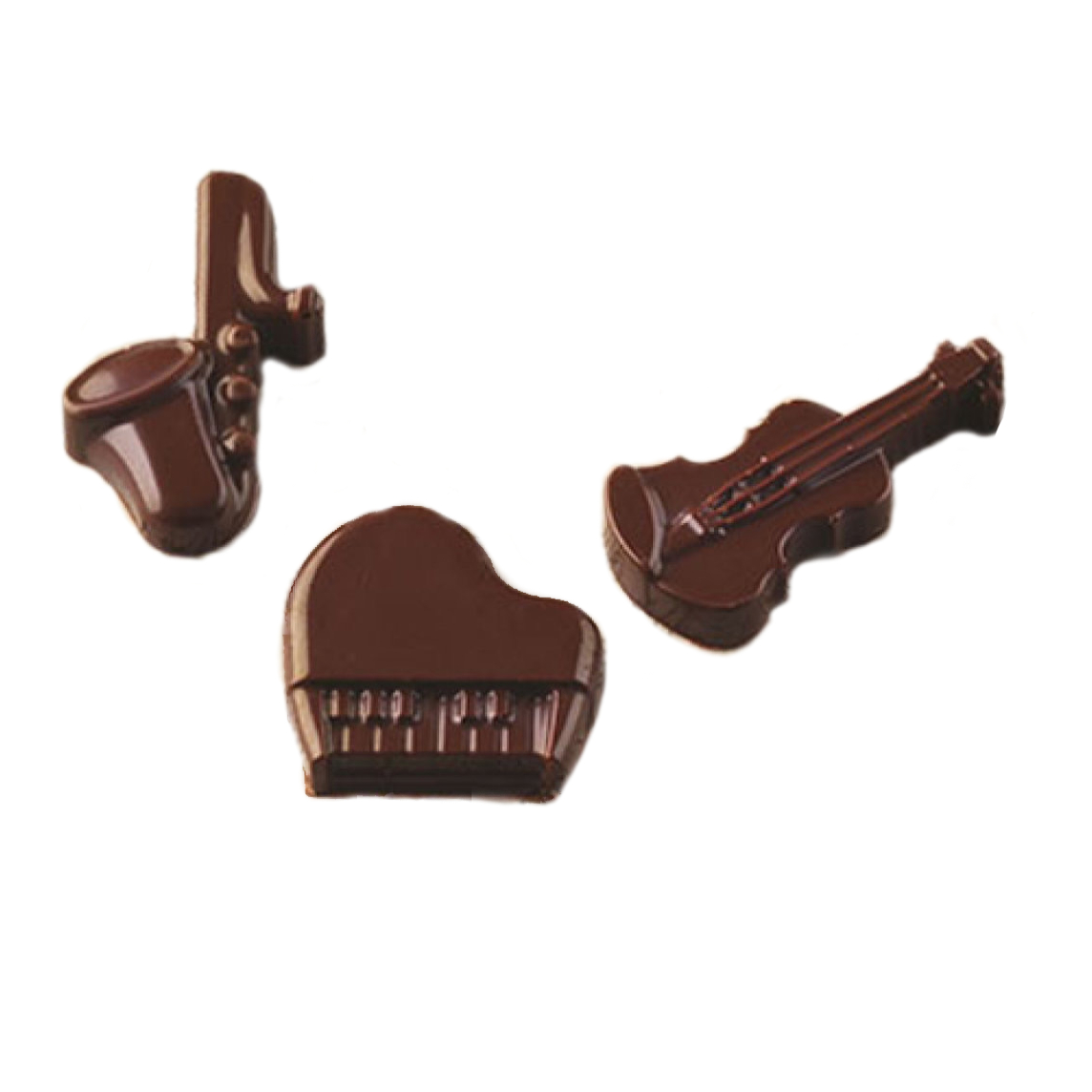 Форма силиконовая ИЗИ-ШОК шоколадная мелодия