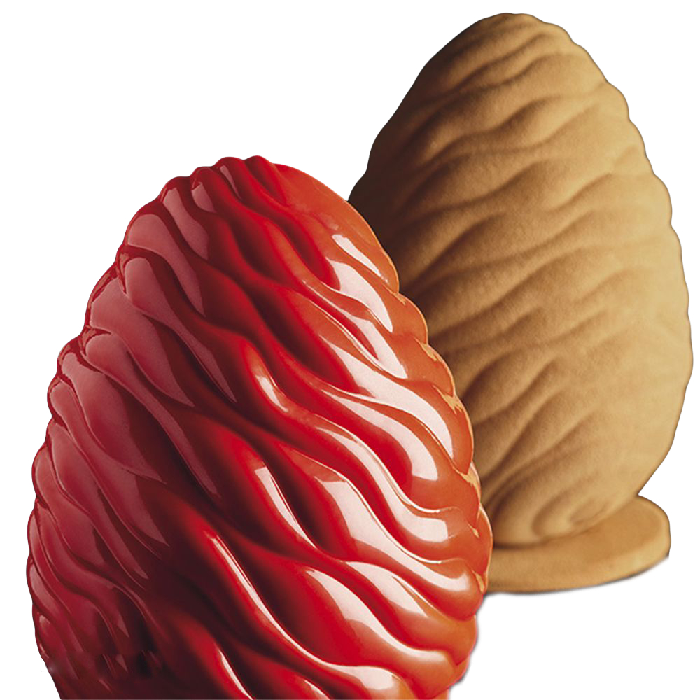 Комплект форм для шоколадных фигурок ЯЙЦО флюид арт. KT158 (0.38 кг, 205 мм, 140 мм)