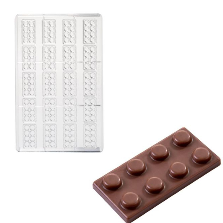 Форма для шоколадных мини-плиток НЕАПОЛЬ ЛЕГО арт. MA6005 ()
