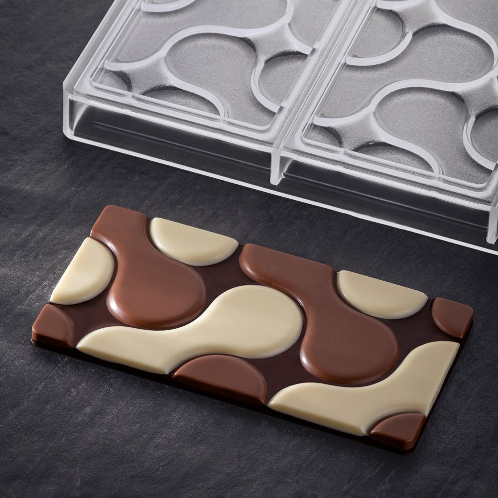Форма для шоколадных плиток ФЛОУ