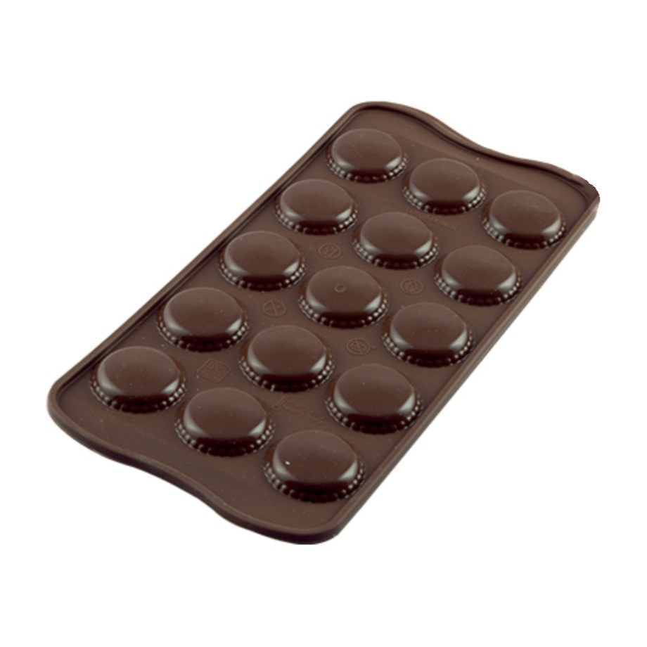 Форма силиконовая для шоколадных фигурок ИЗИ-ШОК макарунс 
