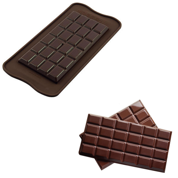 Форма силиконовая для шоколадных фигурок ИЗИ-ШОК плитка шоколадная арт. SCG36 ()